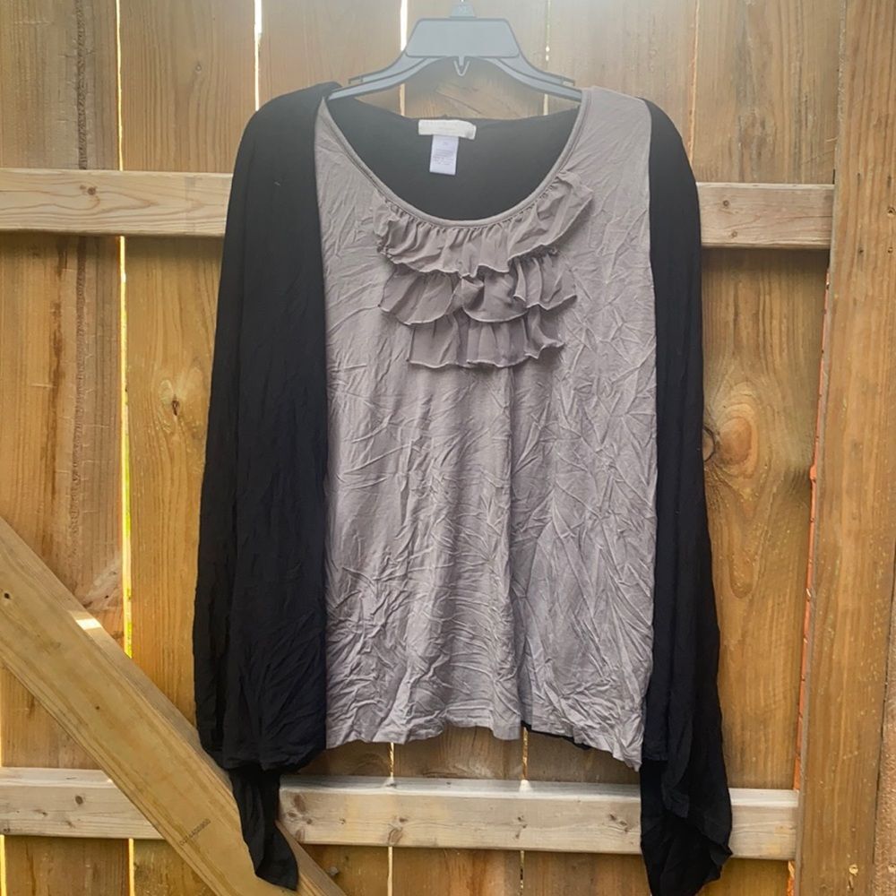 Layered ruffle cardigan sz. 2X